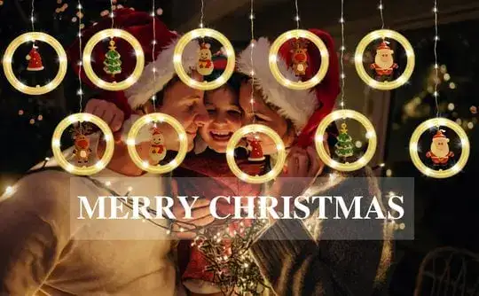 Unique Christmas 3D Hanging Lights