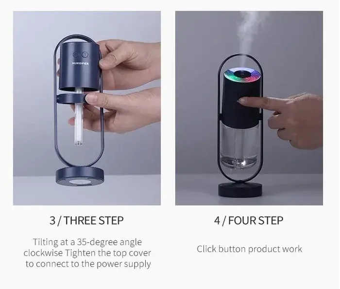 How To Use Magic Shadow USB Air Humidifier