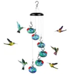 2025 New Charming Wind Chimes Hummingbird Feeders Garden Decor