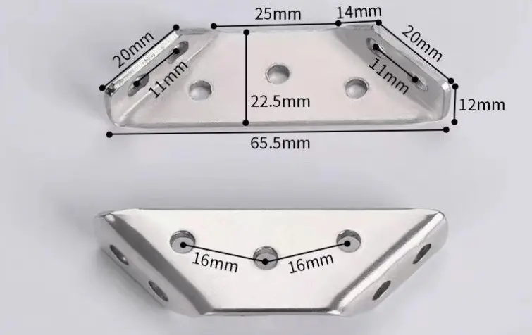 Furniture Corner Connector Size Image