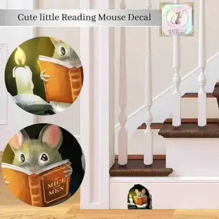 Creative Mouse-Themed Wall Decals for Home Decor