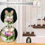 Creative Mouse-Themed Wall Decals for Home Decor
