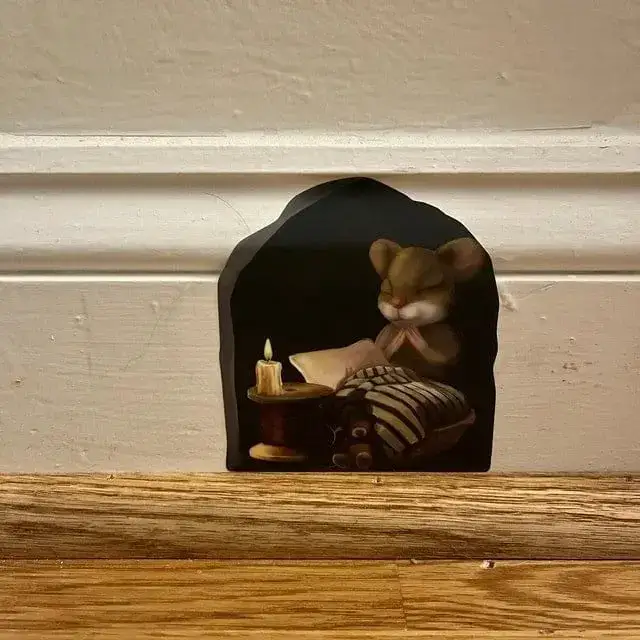 Mouse Wall Sticker Placement