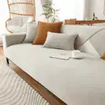 Herringbone Chenille Fabric Furniture Protector Sofa Cover