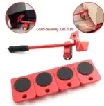 Furniture Moving Wheels 5 Piece Set