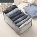 Foldable Mesh Wardrobe Clothes Organizer - Image 9