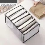 Foldable Mesh Wardrobe Clothes Organizer - Image 12