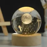 Luminous 3D Crystal Planet Ball - Image 11