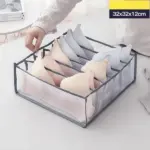 Foldable Mesh Wardrobe Clothes Organizer - Image 10