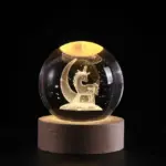 Luminous 3D Crystal Planet Ball - Image 17