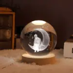 Luminous 3D Crystal Planet Ball - Image 14