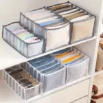 Foldable Mesh Wardrobe Clothes Organizer