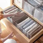 Foldable Mesh Wardrobe Clothes Organizer - Image 6