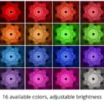 16 Colors Rose Rays Crystal Diamond Table Lamp - Image 10