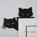Metal Adorable Cat Door Topper - Image 7