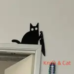 Metal Adorable Cat Door Topper - Image 9