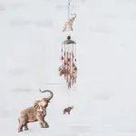 Pure hand-made Copper Horse wind chimes - Image 6