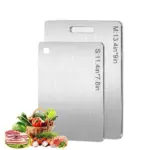 Stainless Steel Double Sided Chopping Board
