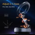 2025 Newest 360° Adjustable Vacuum Magnetic Suction Cup Phone Holder Mount - Image 5