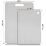 Stainless Steel Double Sided Chopping Board - Image 7