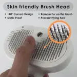 Mist Massage Brush sheddyMist PuffGroom Cat Brush - Image 3