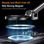 2025 Newest 360° Adjustable Vacuum Magnetic Suction Cup Phone Holder Mount - Image 6