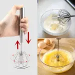 Stainless Steel Semi-Automatic Whisk - Image 2