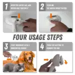 Mist Massage Brush sheddyMist PuffGroom Cat Brush - Image 5