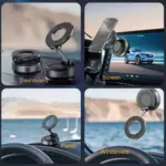 2025 Newest 360° Adjustable Vacuum Magnetic Suction Cup Phone Holder Mount - Image 7