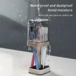 Stylish Toothbrush Holder with Cover - Image 10