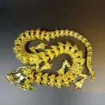 Handmade Gold Dragon with Movable Joints - Image 6