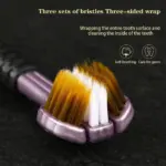 Three head multi-angle cleaning toothbrush - Image 3