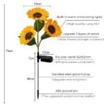 Waterproof Solar Sunflower Light - Image 18