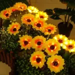 Waterproof Solar Sunflower Light - Image 2
