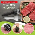 Stainless Steel Meat Tenderizer Needle 21 Pin Steak BBQ Kitchen Cooking Tool - Image 4