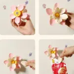 Flower-Shaped Magnetic Clip Refrigerator Magnet - Image 3