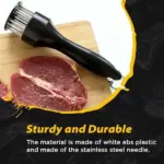 Stainless Steel Meat Tenderizer Needle 21 Pin Steak BBQ Kitchen Cooking Tool - Image 5