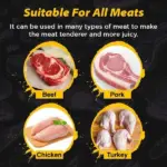 Stainless Steel Meat Tenderizer Needle 21 Pin Steak BBQ Kitchen Cooking Tool - Image 7