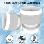 Stackable Slow-Melting Ice Ball Mold – Food-Grade Silicone Sphere Maker for Cocktails & Whiskey - Image 8