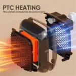 Mini Plug-in Turbine Heater – 800W Fast Heating with LED Thermostat & Timer - Image 3