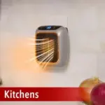 Mini Plug-in Turbine Heater – 800W Fast Heating with LED Thermostat & Timer - Image 5