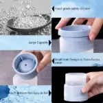 Stackable Slow-Melting Ice Ball Mold – Food-Grade Silicone Sphere Maker for Cocktails & Whiskey - Image 11